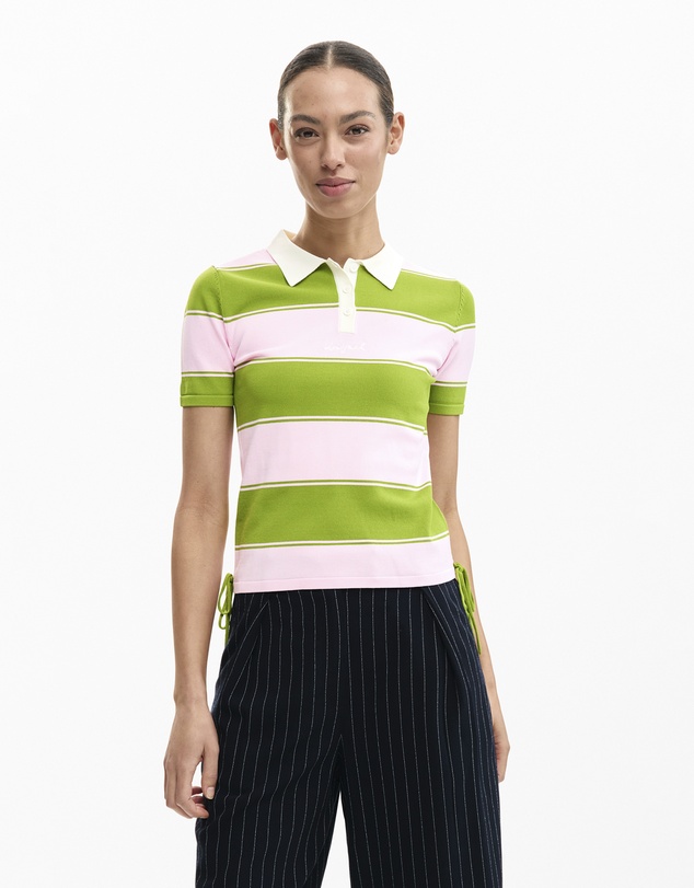 Desigual - Polo shirt with laces