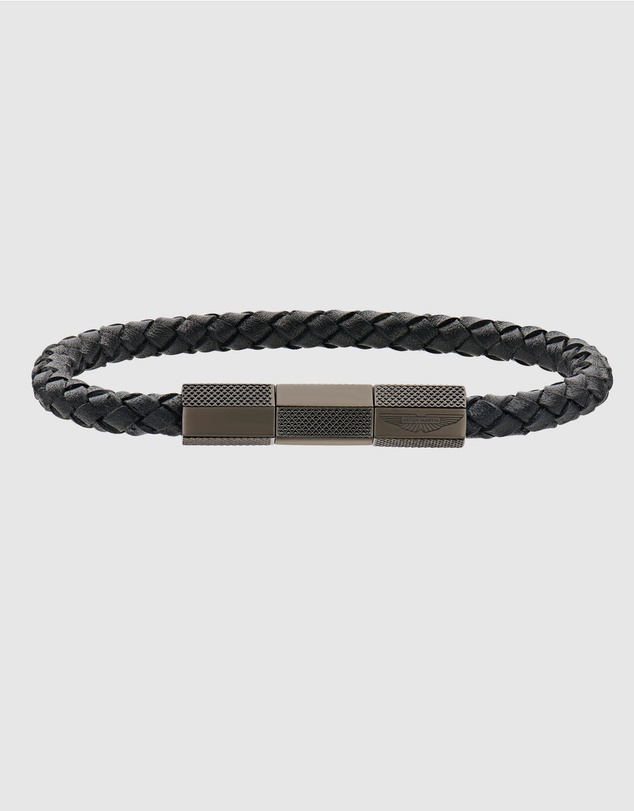 Aston Martin - TKS Gun and Black Braided Leather Bracelet