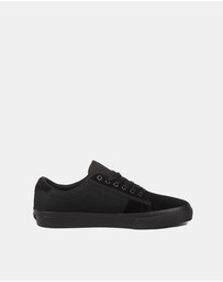 Fallen Footwear - Fallen Footwear Men Bomber Vulcanised Sole Shoes Suede/Cotton Black