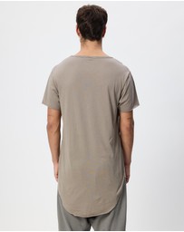 Surrounded By Ghosts - The Agrellite Curved Hem T-Shirt