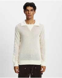 Wales Bonner - Cotton Mesh Jersey Song Jersey Top