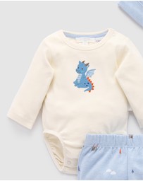 Purebaby - 3 Piece Gift Set -Kids-Babies