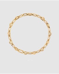 Philipp Plein - Plein Edge Gold-Tone Necklace