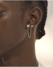 By Charlotte - Dancing in the Wind Chain Earrings