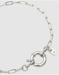 Kuzzoi - ICONIC EXCLUSIVE - Bracelet Male Long Link Chain 925 Sterling Silver