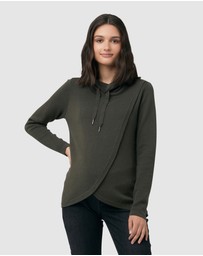 Ripe Maternity - Cassie Cross Over Nursing Knit