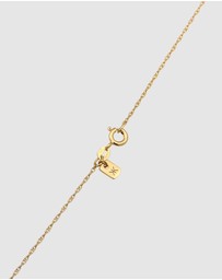 Kuzzoi - ICONIC EXCLUSIVE - Necklace Male Twisted Link Chain 925 Sterling Silver Gold Plated