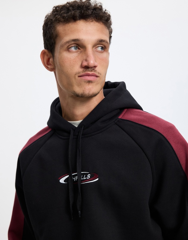 Thrills - Spectral Raglan Panel Cropped Hoodie