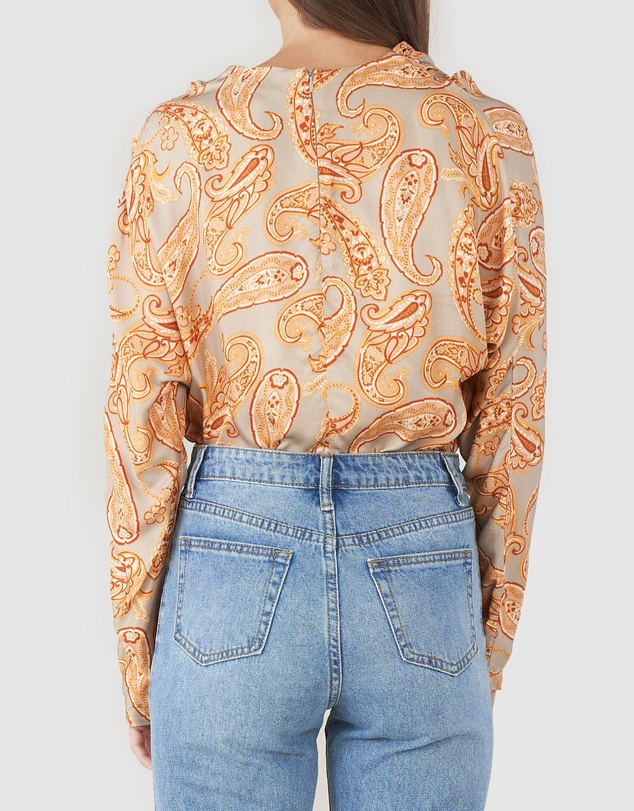 Amelius - Indira Paisley Long Sleeve Top