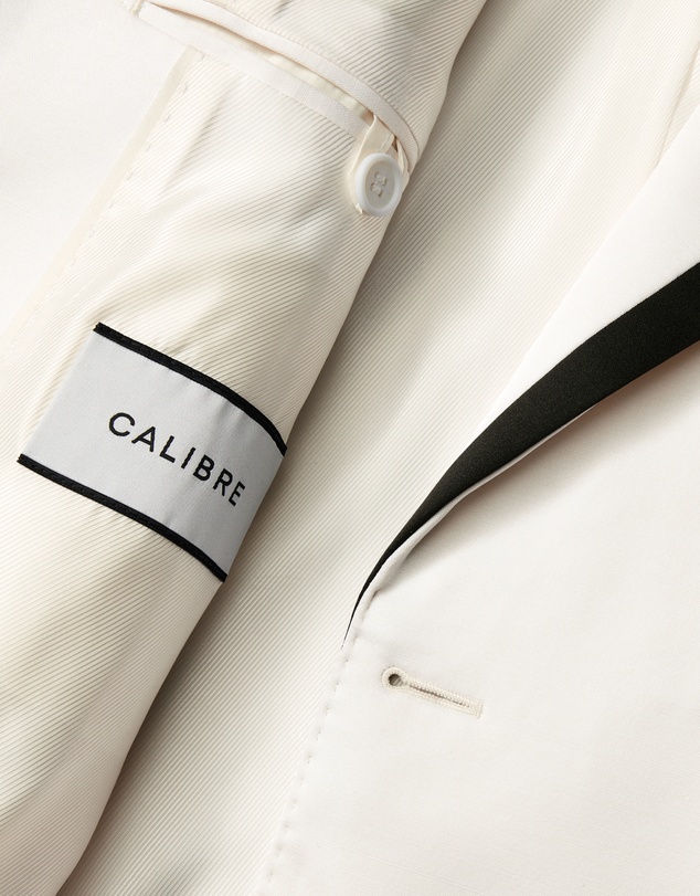 Calibre - Lapel Detail Tuxedo Jacket Ivory