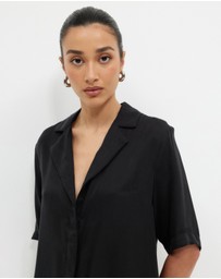 Calli - Cupro Slouch Playsuit