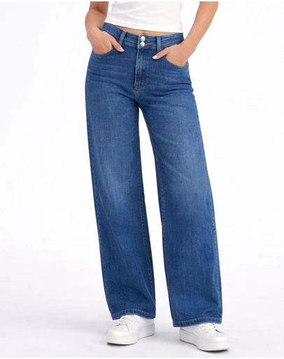 ONLY - Astoria High Waisted Wide Denim Jeans