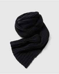 UNISON - Textured Knit Scarf
