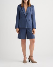 David Lawrence - Chaya Longline Linen Blazer