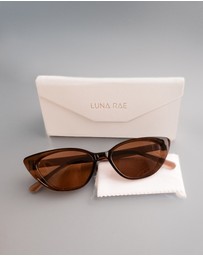 Luna Rae - Expresso - Cat Eye Sunglasses