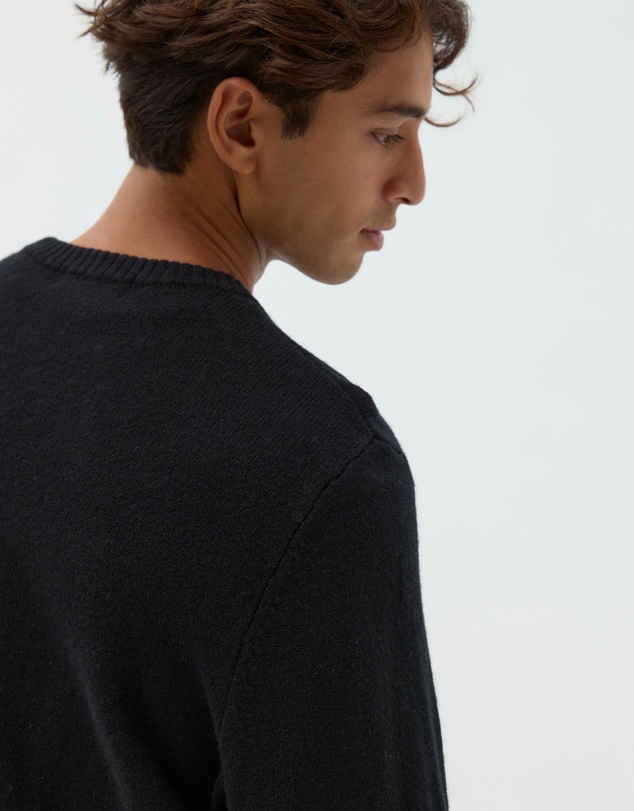 AERE - Premium Wool Crew Neck Knit Jumper