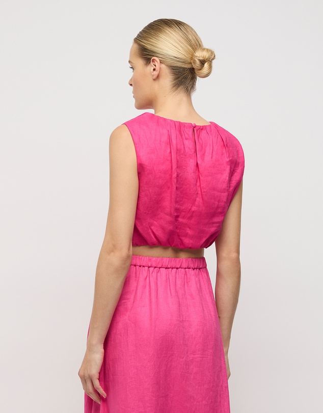 FRIEND of AUDREY - Adoni Linen Cocoon Top