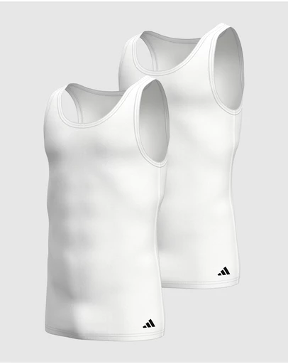 adidas Sportswear - 2 Pack Active Flex Cotton Tank Top