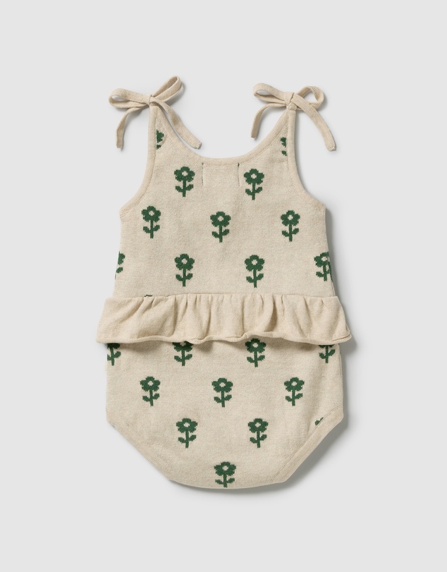 Wilson & Frenchy - Organic Knitted Jacquard Playsuit
