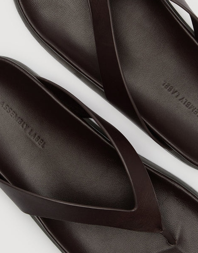 Assembly Label - Mela Leather Thongs
