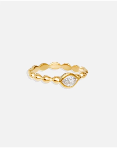 By Charlotte - Gold Lucky Eye Ring