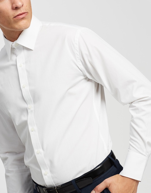 Van Heusen - Euro Tailored Fit Solid Shirt