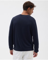 AERE - Lightweight Organic Cotton Crew Neck Knit Jumper