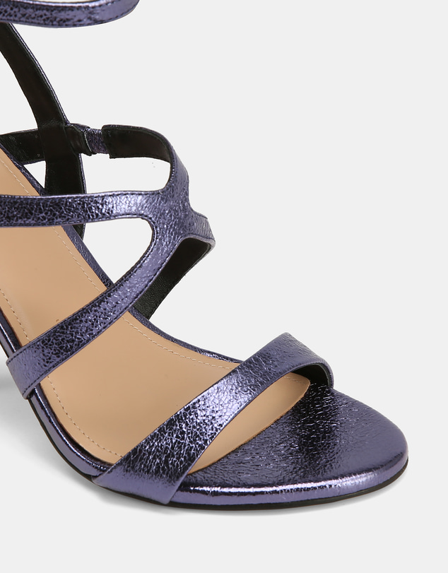 Wittner - Uma Metallic Leather Stiletto Sandals