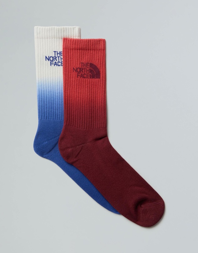 The North Face - 2-Pack Everyday Dip Dyew Crew Socks