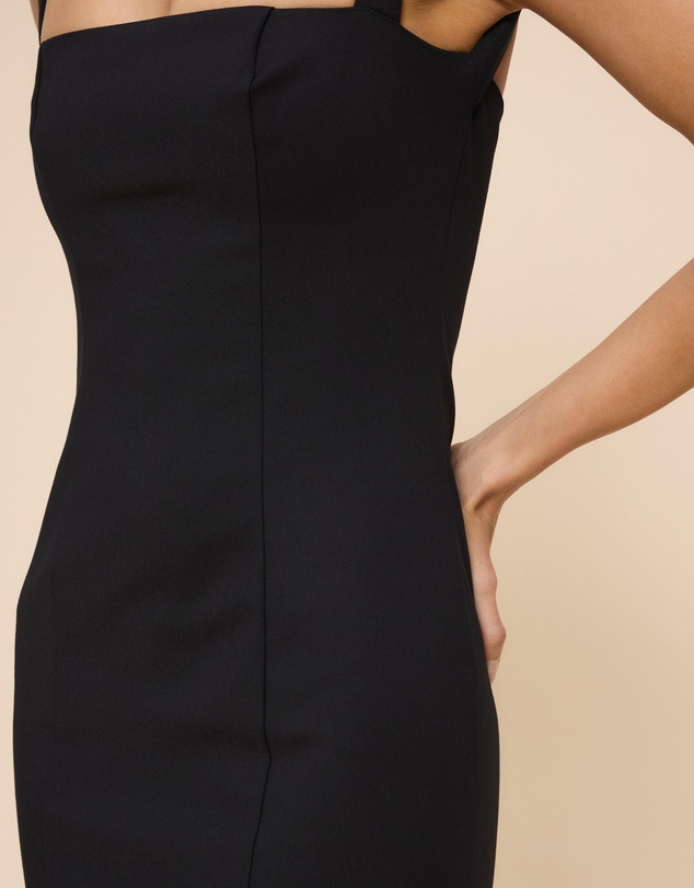 CHANCERY - Belle Square Neck Bodycon Midi Dress