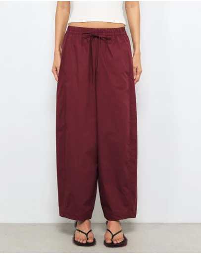 AERE - Organic Cotton Barrel Leg Pants