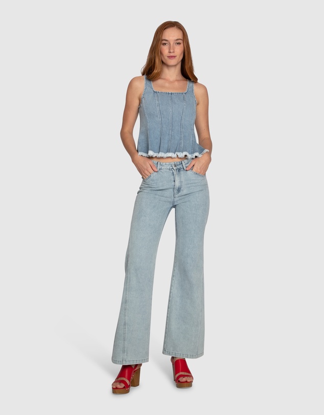 Belle & Bloom - Hold Me Brave Denim Top