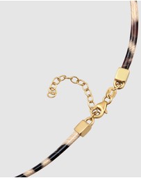 Elli Jewelry - Necklace Choker Pendant Dainty 925 Sterling Silver Gold-Plated