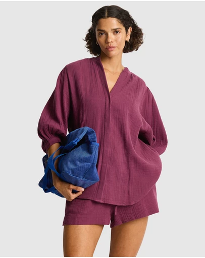 Sea Level Australia - Sunset Boho Blouse