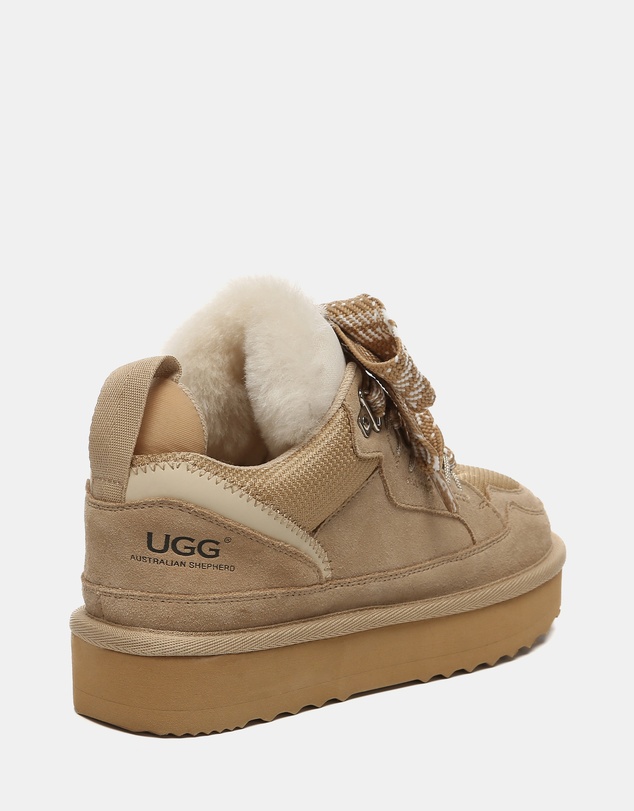 EVERAU - Australian Shepherd Ugg Parkyr Men Cow Suede Upper UGG Boots