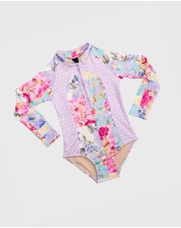 Aqua Blu Kids - Meadow Long Sleeve One Piece - Kids