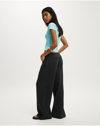 Cotton On - Fold Over Waistband Sweatpant