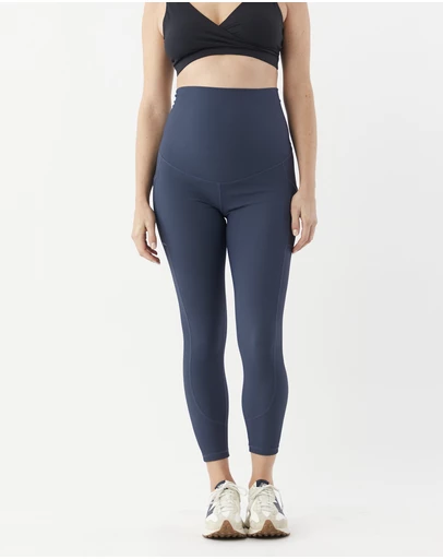 Soon Maternity - Active Overbelly Side Pocket 7/8 Leggings