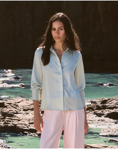 Forcast - Mae Satin Shirt