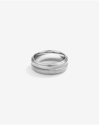 Michael Hill - 8mm Patterned Wedding Band in Tungsten