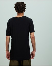 Surrounded By Ghosts - The Onyx Slim Rib Knit T-Shirt