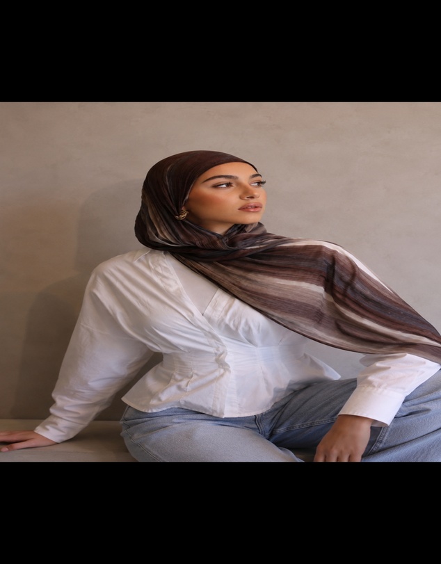 Mod Squad - Printed Rayon Hijab - Earth