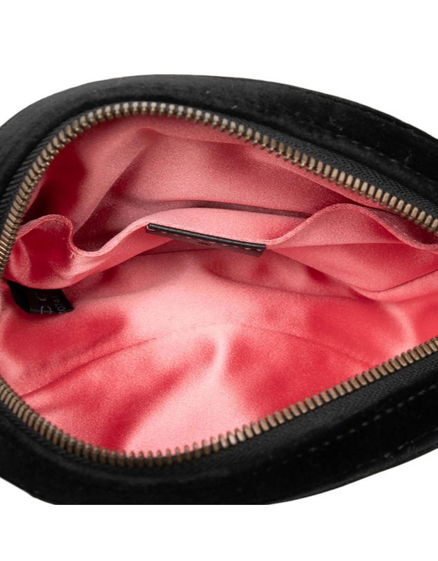 Pre-Loved by Azura Reborn - Pre-Loved GG Marmont Matelasse Velvet Belt Bag