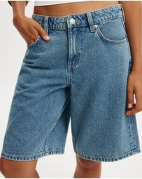 Cotton On - Baggy Denim Shorts