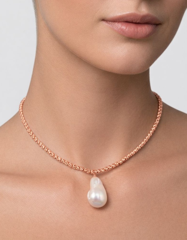 Izoa - Odette Drop Pearl Necklace