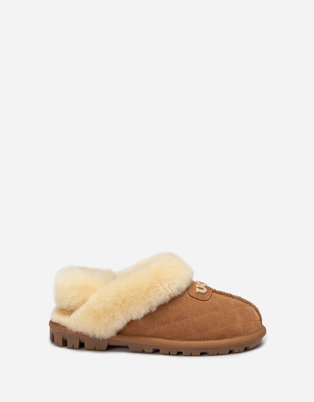 Ozwear Connection Uggs - Ugg Coquette Matelasse Emb Logo Slipper( Detachable Feature)
