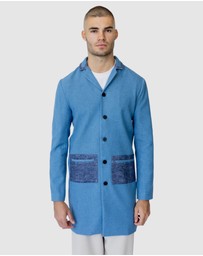 Justin Cassin - Hemming Woven Coat