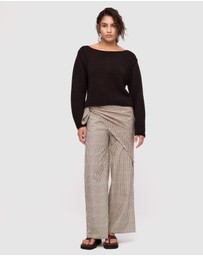 Zulu & Zephyr - Cotton Lattice Knit Top