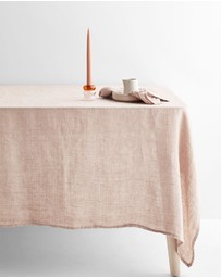 Aura Home - Vintage Pure Linen Tablecloth