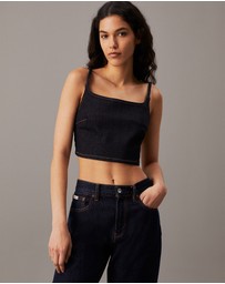 Calvin Klein Jeans - Denim Bralette Top